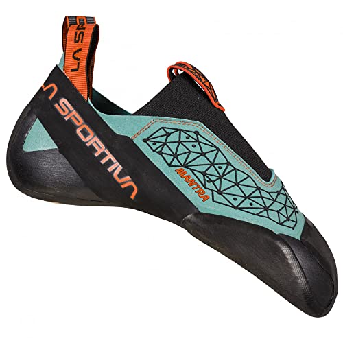 LA SPORTIVA M Mantra Blau - Leichter technischer D-Tech™ Herren Kletterschuh, Größe EU 43.5 - Farbe Arctic - Flame von LA SPORTIVA