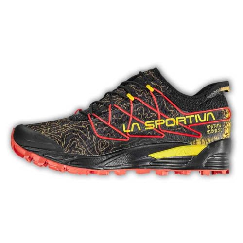 LA SPORTIVA M Mutant Schwarz - Technischer atmungsaktiver Herren Trailrunning Schuh, Größe EU 41.5 - Farbe Black - Yello von LA SPORTIVA