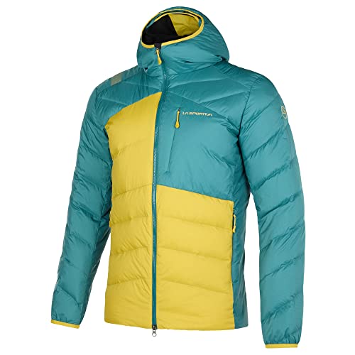 LA SPORTIVA M Titan Down Jacket Blau - Daunen Leichte funktionelle Herren Daunenjacke, Größe XL - Farbe Moss - Alpine von LA SPORTIVA