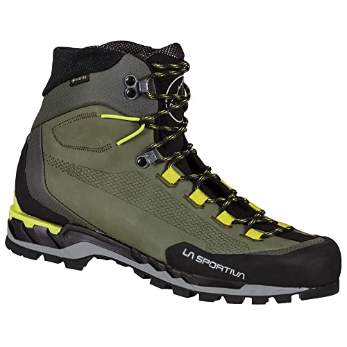 LA SPORTIVA M Trango Tech Leather GTX Grün - Gore-Tex Leichter robuster Herren Wanderschuh, Größe EU 46 - Farbe Lichen von LA SPORTIVA