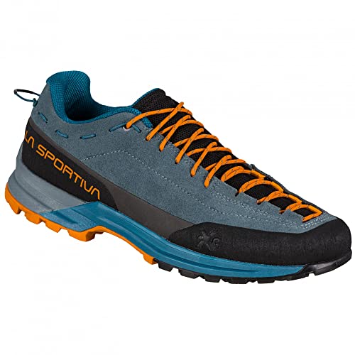 LA SPORTIVA M Tx Guide Leather Blau - Technischer leistungsfähiger Herren Approach Schuh, Größe EU 46 - Farbe Space Blue von LA SPORTIVA
