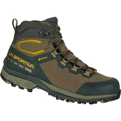 LA SPORTIVA M Tx Hike Mid GTX Braun - Gore-Tex Funktioneller vielseitiger Gore-Tex Herren Wanderschuh, Größe EU 43.5 von LA SPORTIVA