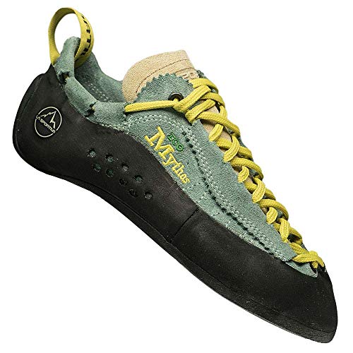 LA SPORTIVA W Mythos Eco Grün - Vielseitiger Damen Kletterschuh, Größe EU 40.5 - Farbe Green Bay von LA SPORTIVA