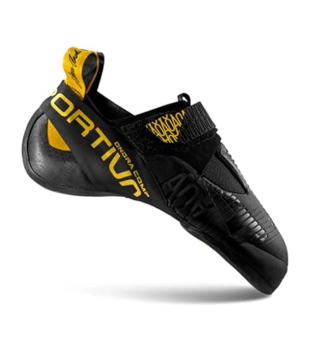 LA SPORTIVA - Herren Kletterschuhe - Ondra Comp - Black - 40.5 EU - Men's - Schnürung - Komfort - Klettern - Alle Jahreszeiten - Athletic Shoe von LA SPORTIVA