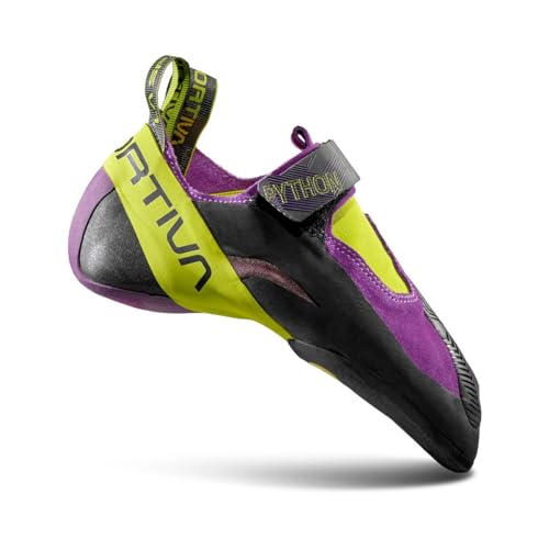 LA SPORTIVA Python Kletterschuhe, Purple-Lime Punch, EU 43.5 von LA SPORTIVA