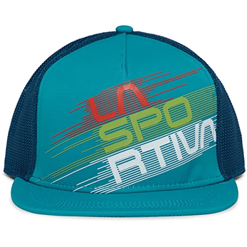 LA SPORTIVA Trucker Stripe Evo Cap, Lagoon-Storm Blue, S von LA SPORTIVA