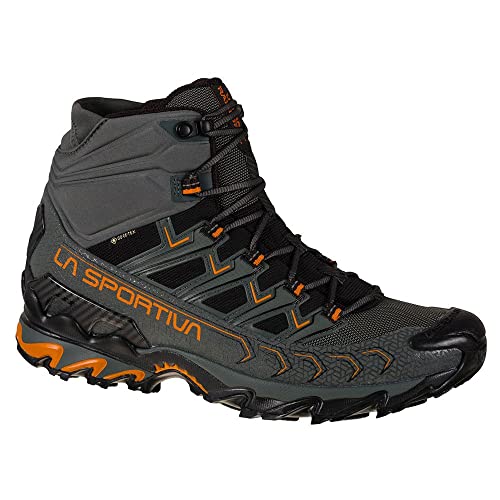 La Sportiva Herren Ultra Raptor II Mid GTX Carbon/Hawaiian Sun Wanderschuhe, 46 EU von LA SPORTIVA