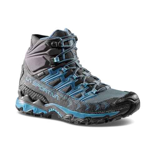 LA SPORTIVA Ultra Raptor II Mid GTX Wide, Wanderschuhe für Damen, Carbon Topaz, 38.5 EU von LA SPORTIVA