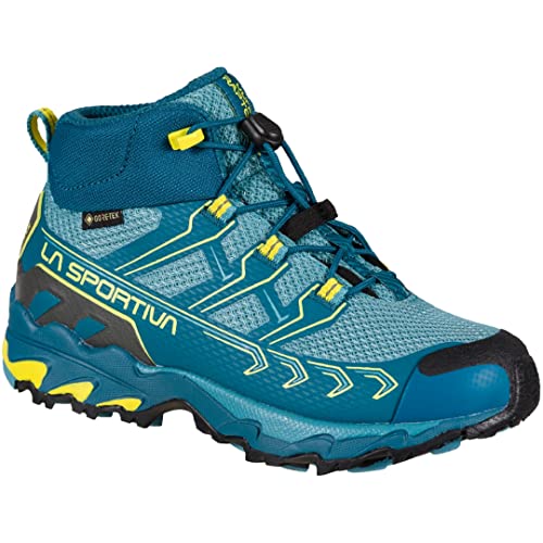 La Sportiva Ultra Raptor II Mid Jr GTX hikingstiefel, Blau (Space Blue Blaze), 28 EU von LA SPORTIVA