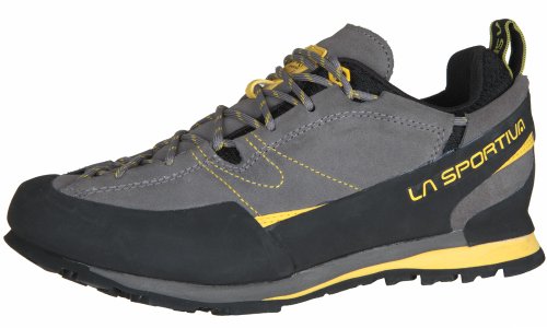 LA SPORTIVA M Boulder X Grau - Robuster Herren Approach-Schuh, Größe EU 39 - Farbe Grey - Yellow von LA SPORTIVA