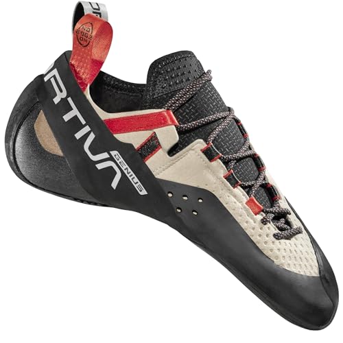 LA SPORTIVA Unisex Genius Kletterschuhe, Chalk, 42.5 von LA SPORTIVA