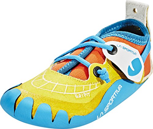 LA SPORTIVA Unisex-Kinder Gripit Yellow/Flame Kletterschuhe, 30 EU von LA SPORTIVA