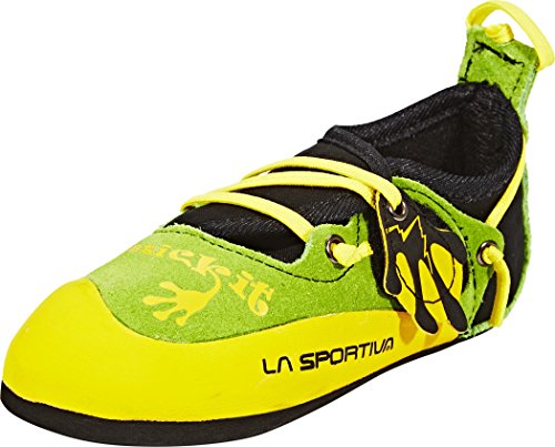 LA SPORTIVA Kinder Stickit Kletterschuhe, Lime-Yellow, EU 26 von LA SPORTIVA