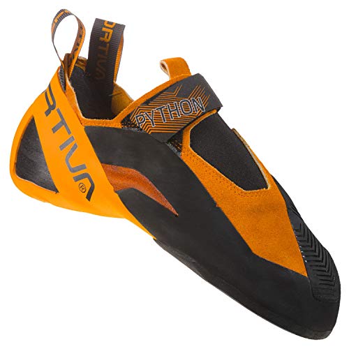 LA SPORTIVA Python Orange - Sensibler vielseitiger Kletterschuh, Größe EU 36.5 - Farbe Orange von LA SPORTIVA