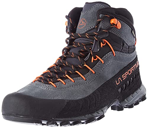 LA SPORTIVA M Tx 4 Mid GTX Grau-Rot - Gore-Tex Wasserdichter atmungsaktiver Gore-Tex Herren-Wanderschuh, Größe EU 41 von LA SPORTIVA