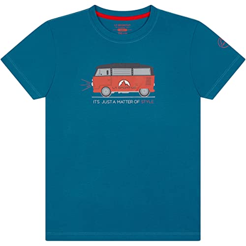 LA SPORTIVA Van T-Shirt Kids, 110 cm, Neptune von LA SPORTIVA