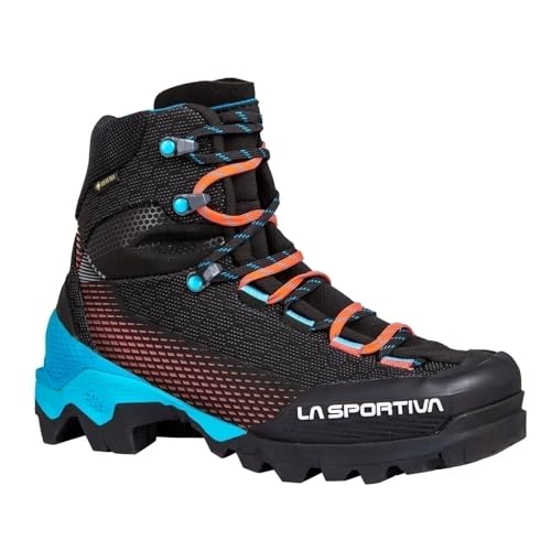 LA SPORTIVA Damen Aequilibrium ST GTX Schuhe, Black-Hibiscus, EU 37 von LA SPORTIVA