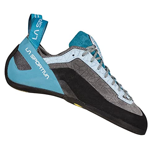 LA SPORTIVA W Finale Grau - Leistungsfähiger technischer Damen Kletterschuh, Größe EU 38 - Farbe Clay - Topaz von LA SPORTIVA