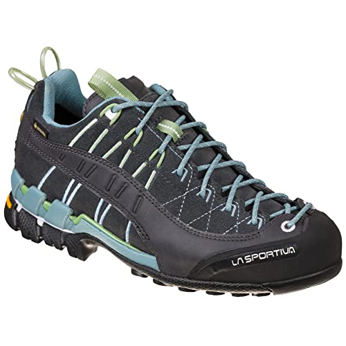 LA SPORTIVA W Hyper GTX Grau - Gore-Tex Technischer Damen Gore-Tex Zustiegsschuh, Größe EU 39.5 - Farbe Carbon - Mist von LA SPORTIVA