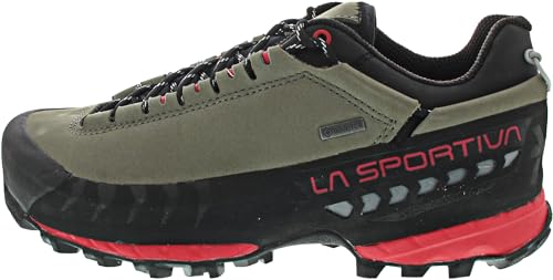 LA SPORTIVA W Tx5 Low GTX Grau - Gore-Tex Leichter schützender Damen Trekkingschuh, Größe EU 41 - Farbe Clay - Hibiscu von LA SPORTIVA