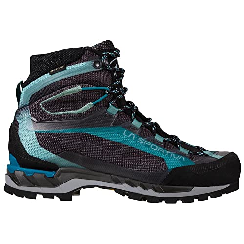 LA SPORTIVA W Trango Tech GTX Blau - Gore-Tex Robuster technischer Damen Bergschuh, Größe EU 38 - Farbe Carbon - Lagoo von LA SPORTIVA