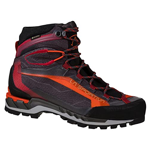 LA SPORTIVA W Trango Tech GTX Rot - Gore-Tex Robuster technischer Damen Bergschuh, Größe EU 38 - Farbe Carbon - Cherry von LA SPORTIVA