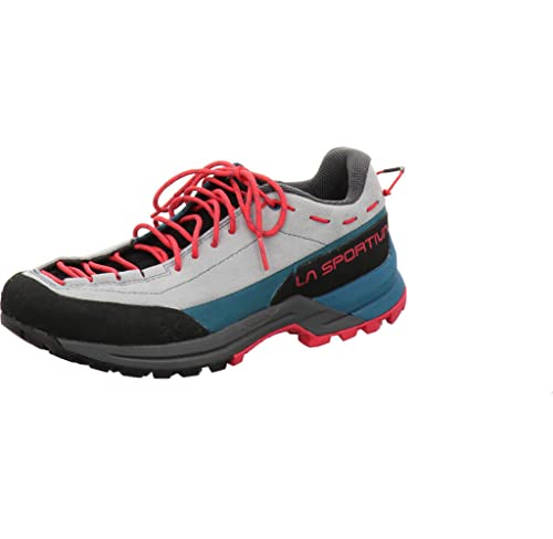 LA SPORTIVA W Tx Guide Leather Grau-Pink - Technischer leistungsfähiger Damen Approach Schuh, Größe EU 38.5 - Farbe Clou von LA SPORTIVA