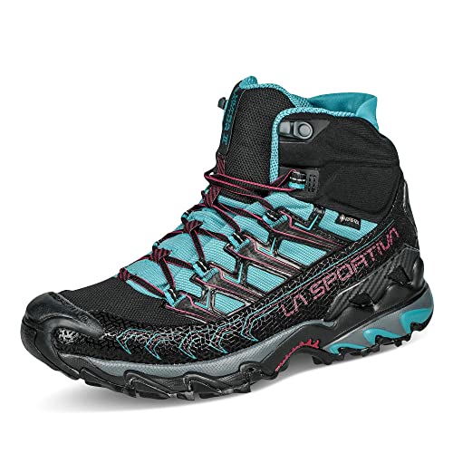 LA SPORTIVA W Ultra Raptor Ii Mid GTX Blau-Schwarz - Gore-Tex wasserdichte atmungsaktive Herren Gore-Tex Wanderschuhe von LA SPORTIVA