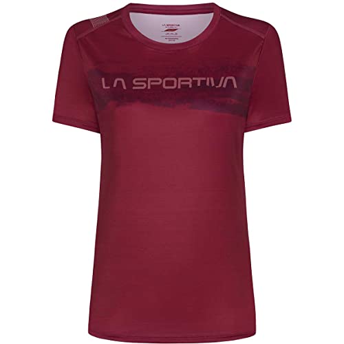 La Sportiva Damen Horizon W Red T-Shirt, rot Pflaume, M von LA SPORTIVA