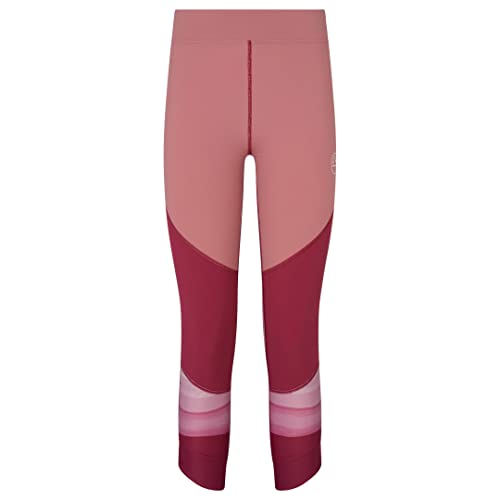 LA SPORTIVA W Sensation Leggings Rot - Elastische widerstandsfähige Damen Leggings, Größe M - Farbe Blush - Red Plum von LA SPORTIVA