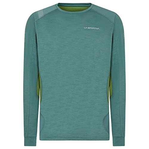 La Sportiva Herren Beyond Long Sleeve M Pine/Kale Thermo-Shirt, M von LA SPORTIVA