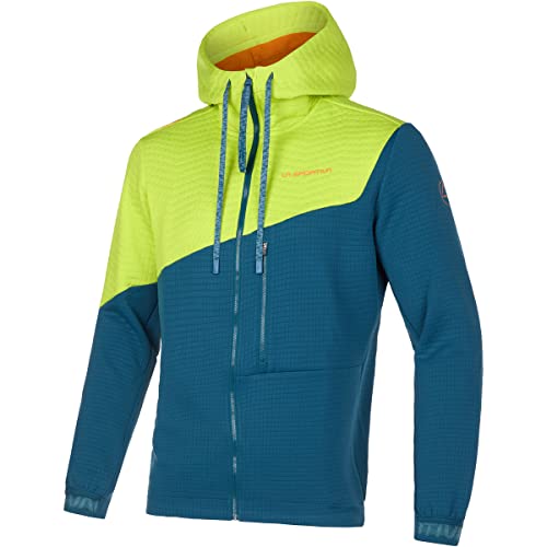 Method Hoody Men storm blue/lime punch (639729) XXL von LA SPORTIVA