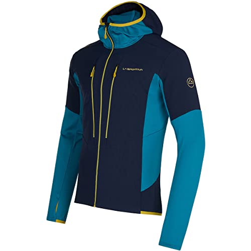 LA SPORTIVA M Session Tech Hoody Blau - Funktionale warme Herren Isolations Kapuzenjacke, Größe S - Farbe Night Blue - C von LA SPORTIVA