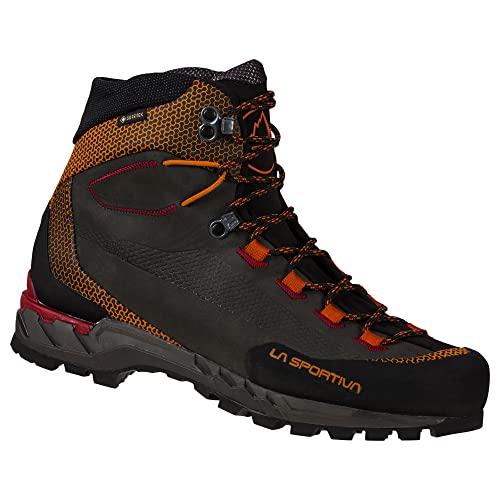 La Sportiva Herren Trango Tech Leather GTX Carbon/Hawaiian Sun Bergschuhe, 46.5 EU La Sportiva Herren Trango Tech Leather GTX Carbon/Hawaiian Sun Bergschuhe, 46.5 EU von LA SPORTIVA