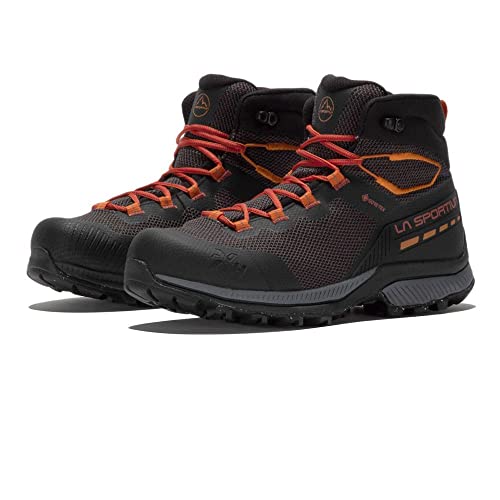 LA SPORTIVA M Tx Hike Mid GTX Orange-Schwarz - Gore-Tex Funktioneller vielseitiger Gore-Tex Herren Wanderschuh, Größe von LA SPORTIVA