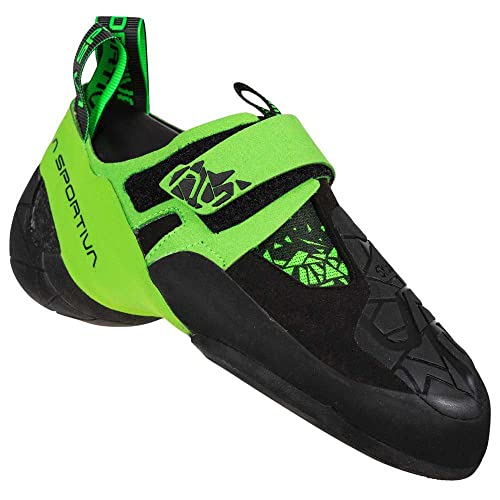 La Sportiva S.p.A. Skwama Vegan Men Größe 38 Black/Flash Green von LA SPORTIVA
