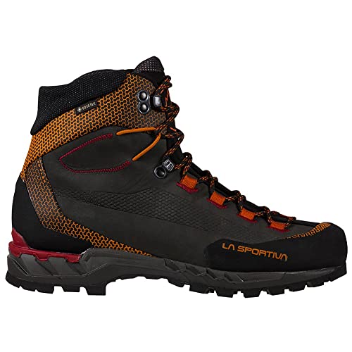 La Sportiva S.p.A. Trango Tech Leather GTX Men Größe 43,5 carbon/hawaiian sun von LA SPORTIVA