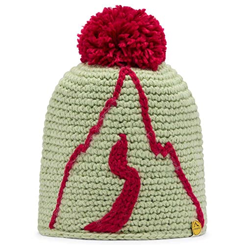 La Sportiva Unisex Goldene Beanie, Celadon/Cerise, S von LA SPORTIVA