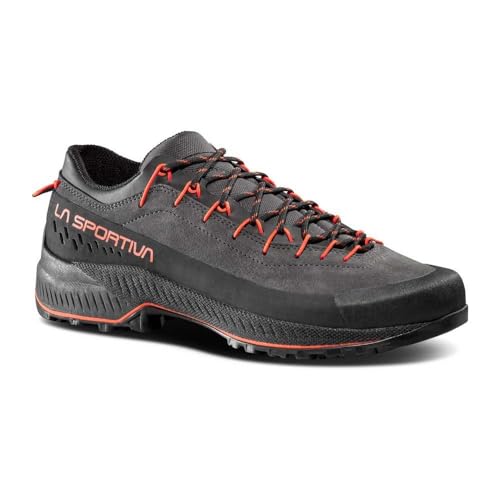TX4 Evo, Approach Schuh - La Sportiva, Größe:10.5 UK / 45, Farbe:900322 Carbon/Cherry Tomato von LA SPORTIVA