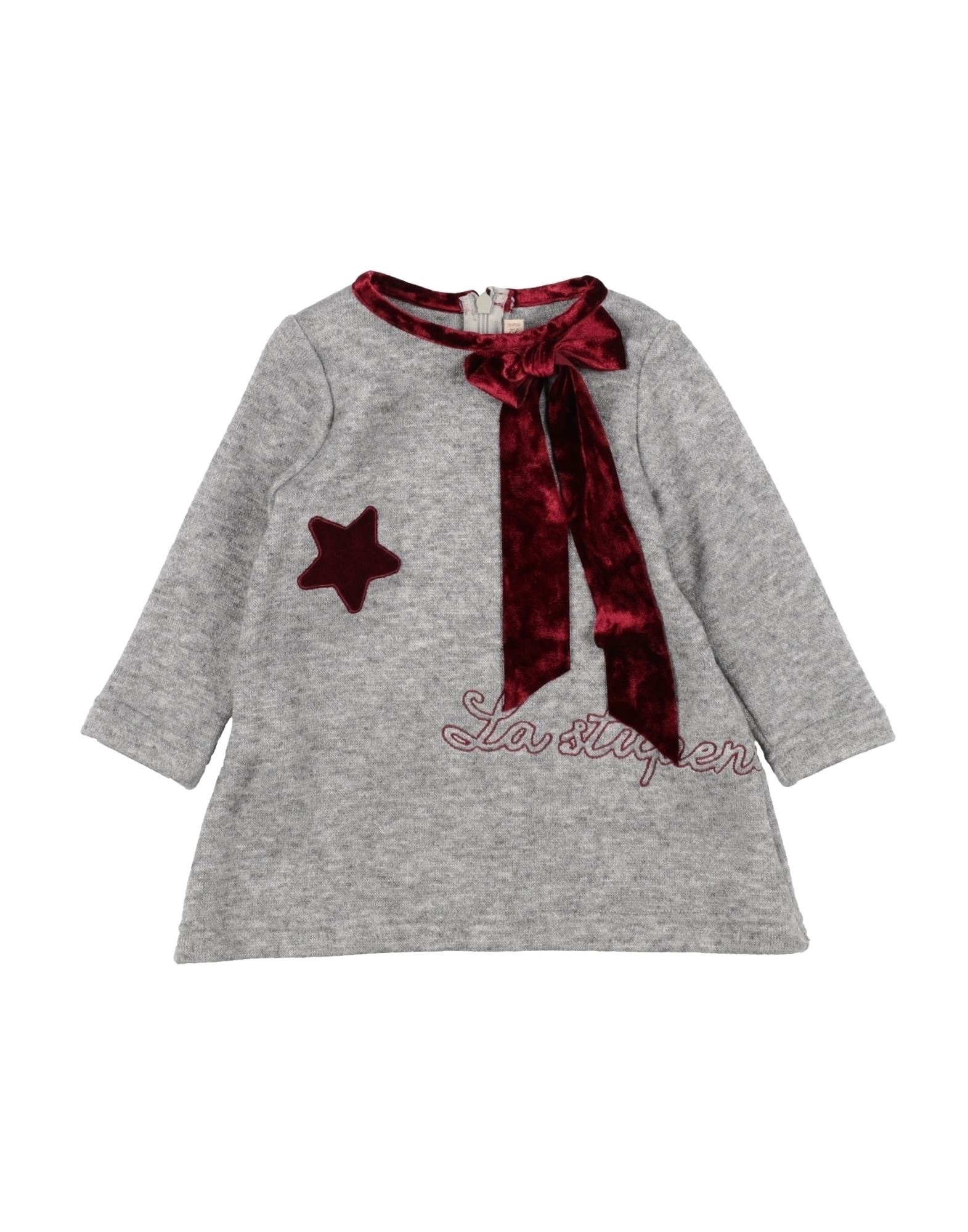 LA STUPENDERIA Babykleid Kinder Grau von LA STUPENDERIA