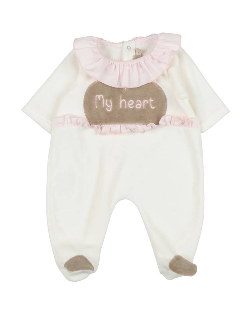 LA STUPENDERIA Babystrampler & -latzhosen Kinder Off white von LA STUPENDERIA