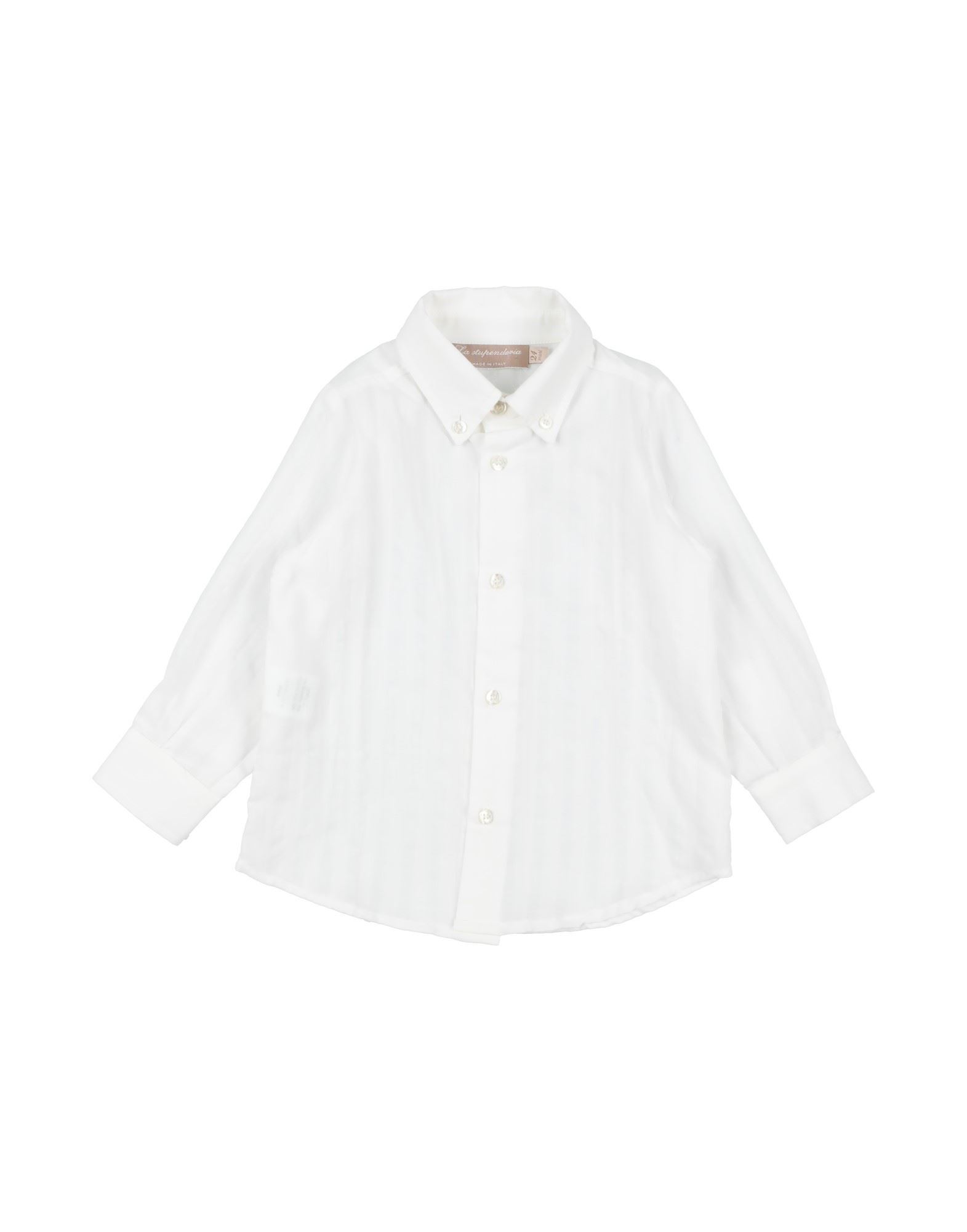 LA STUPENDERIA Hemd Kinder Weiß von LA STUPENDERIA