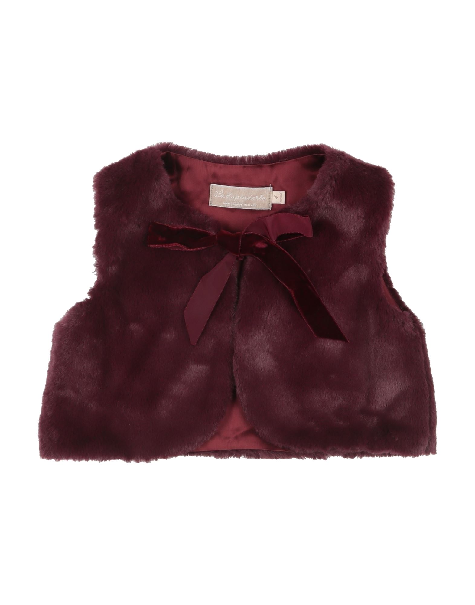 LA STUPENDERIA Shearling- & Kunstfell Kinder Bordeaux von LA STUPENDERIA