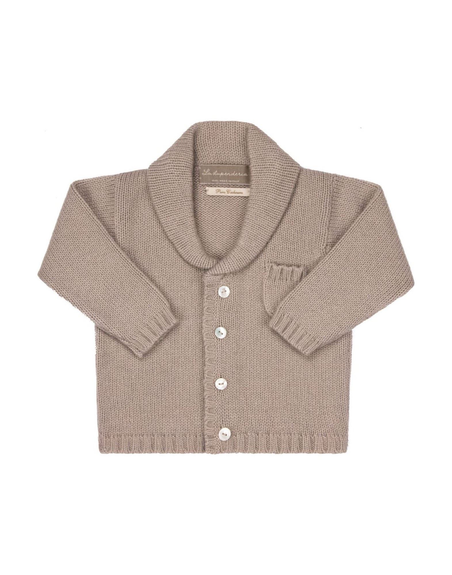 LA STUPENDERIA Strickjacke Kinder Beige von LA STUPENDERIA