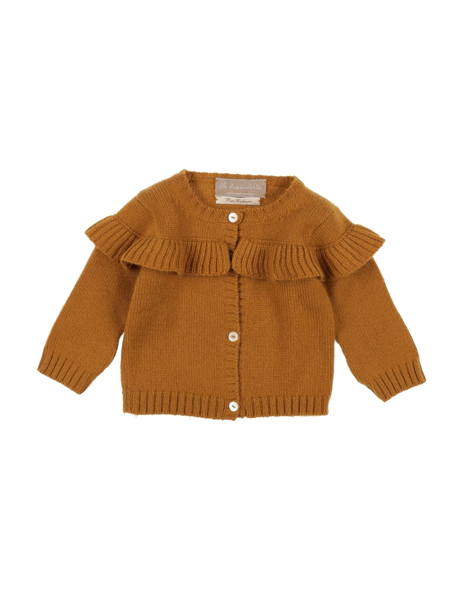 LA STUPENDERIA Strickjacke Kinder Senf von LA STUPENDERIA