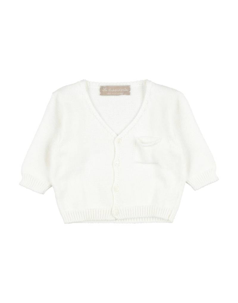 LA STUPENDERIA Strickjacke Kinder Weiß von LA STUPENDERIA