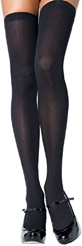 Leg Avenue Damen Overknee Strümpfe Nylon 70 DEN Schwarz Einheitsgröße 36 bis 40 von LegAve