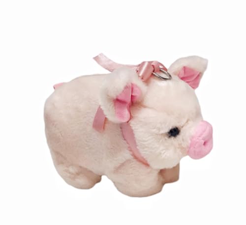 LAARNT Rosa Plüsch Schweinchen Umhängetasche, niedliche Plüsch Schweinchen Puppe, Stofftier Schwein Tasche,Damen Plüsch Tasche, Plüsch Reisetasche,Cartoon Tier Tasche,Mode Dekorationen von LAARNT