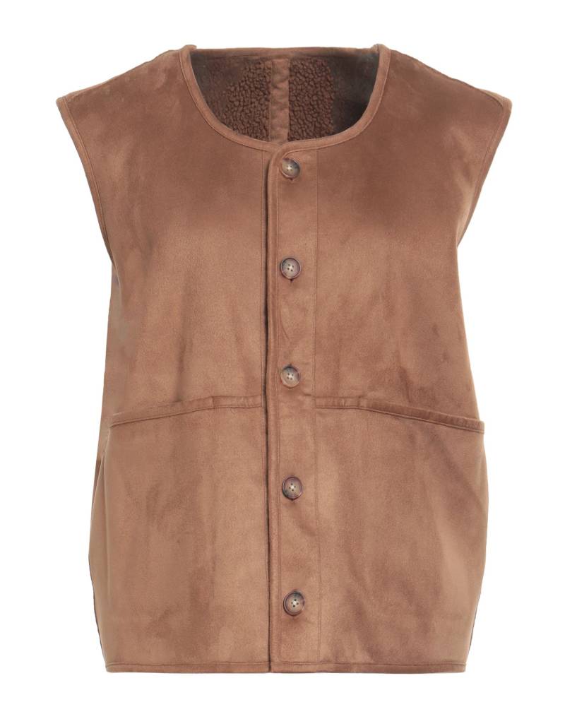 LAB DIP Shearling- & Kunstfell Damen Kamel von LAB DIP