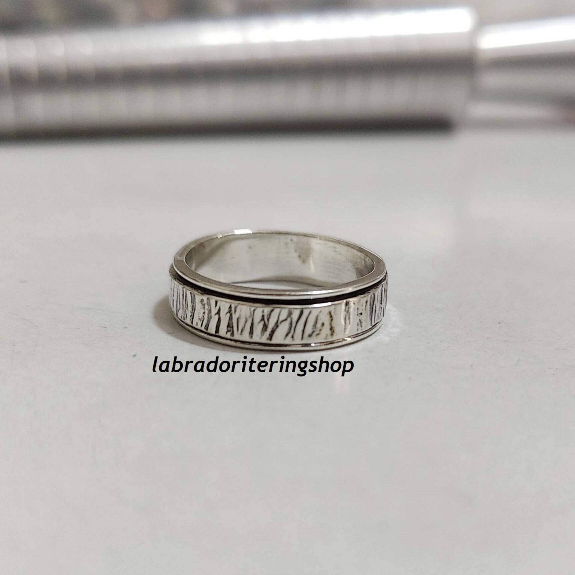 Spinner Ring, 925 Sterling Silber Handgemachter Frauen Zierliche Schmuck Sorgen Geschenk Für Sie von LABRADORITERINGSHOP